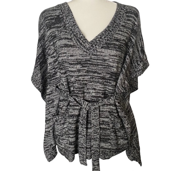 NY & Co. Black & White Pullover Sweater - Size Small - Picture 9 of 13